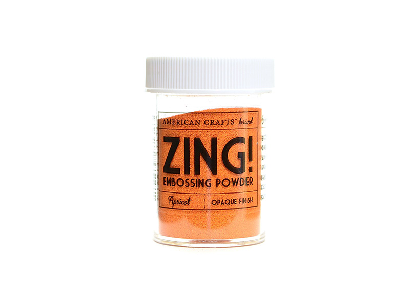 Embossing Powder Apricot Imaginascrap