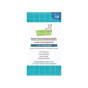 Acrylic stamping 3″x 6″
