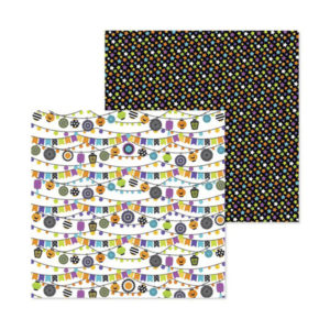 pumpkin party double-sided cardstock