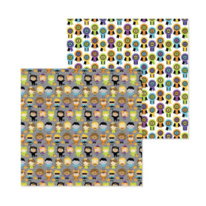 costume party double-sided cardstock