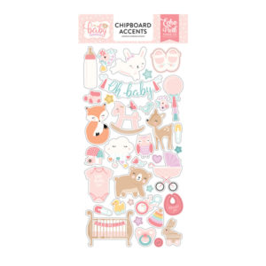 Chipboard Accents - Hello Baby Girl