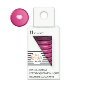 Mini Discs Metal - Hot Pink