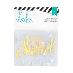 MEMORYDEX - CLEAR - GOLD FOIL (8 PIECE)