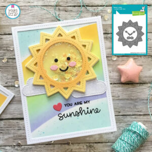 stitched sun frame