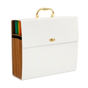 ACCORDION PAPER STORAGE CREAM