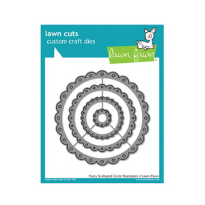 fancy scalloped circle stackables
