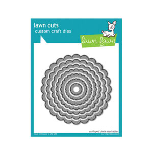 scalloped circle stackables