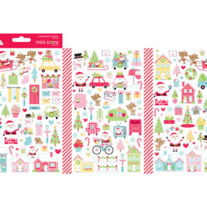 Candy Cane Lane mini icons stickers