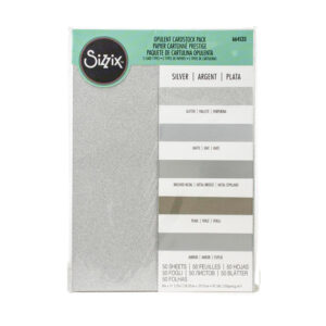 Opulent Cardstock Pack Silver 50PK
