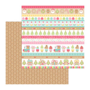 Gingerbread kisses double-sided