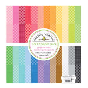gingham-linen rainbow petite prints pack