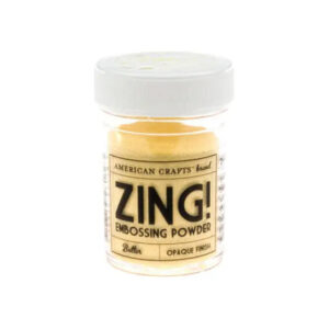 Zing Embossing Powder Opaque Butter