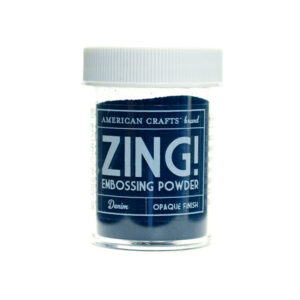 Zing Embossing Powder Opaque Denim