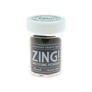 Zing Embossing Powder Opaque Charcoal