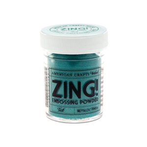 Zing Embossing Powder Metalic Teal